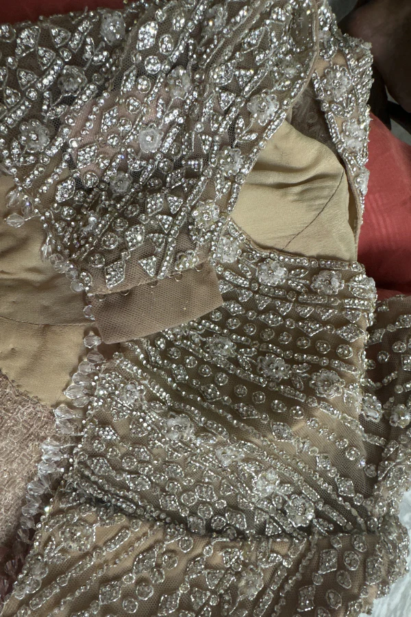 Falguni Shane Peacock emebllished saree gown - Image 3