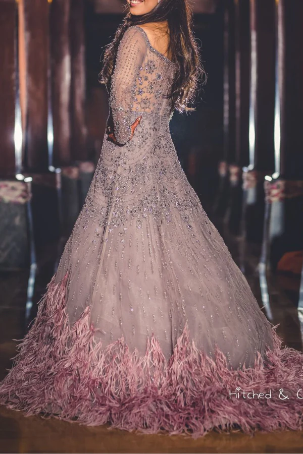 Falguni Shane Peacock Gown - Image 2