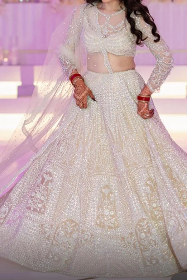 Falguni Shane Peacock Lehenga Set - Image 3