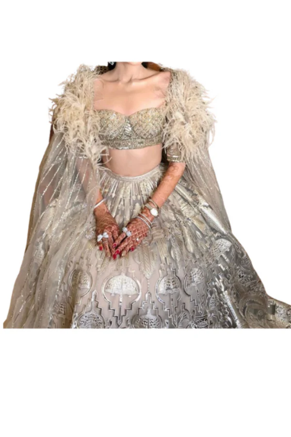 Falguni shane Peacock lehenga set - Image 3