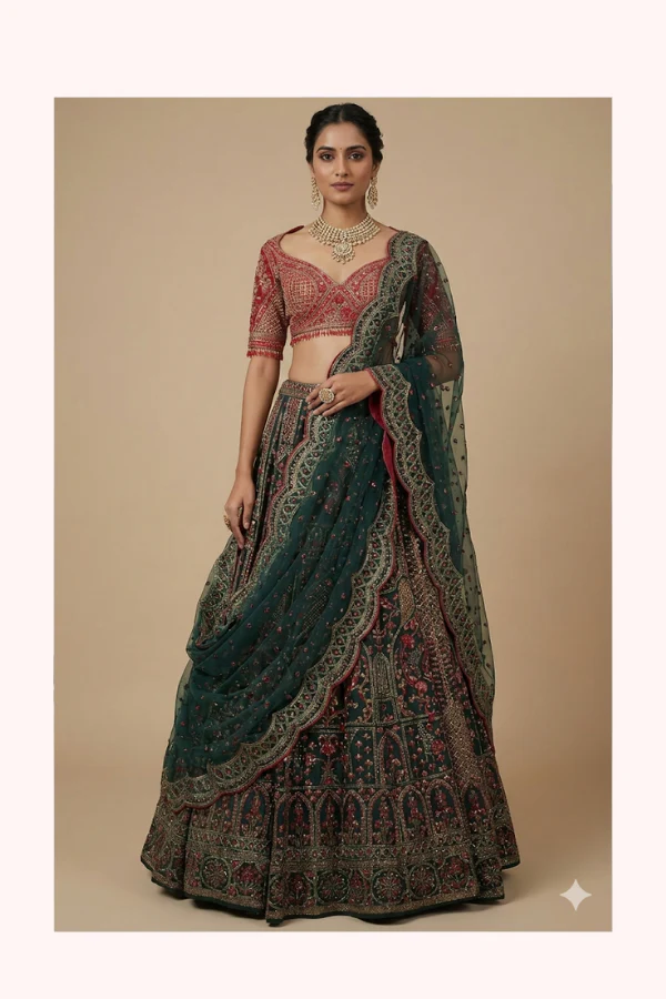 Falguni Shane Peacock Lehenga Set