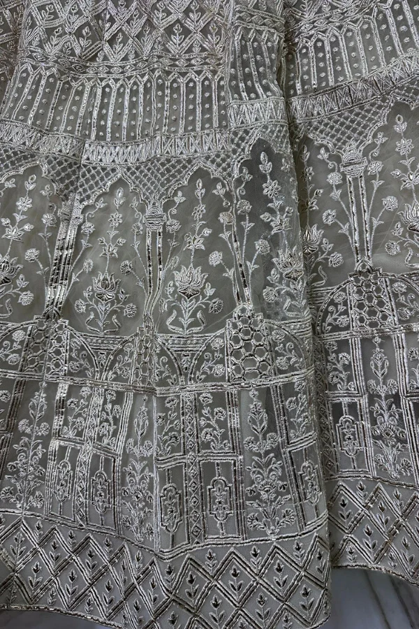 Falguni Shane Peacock yellow lehenga - Image 8