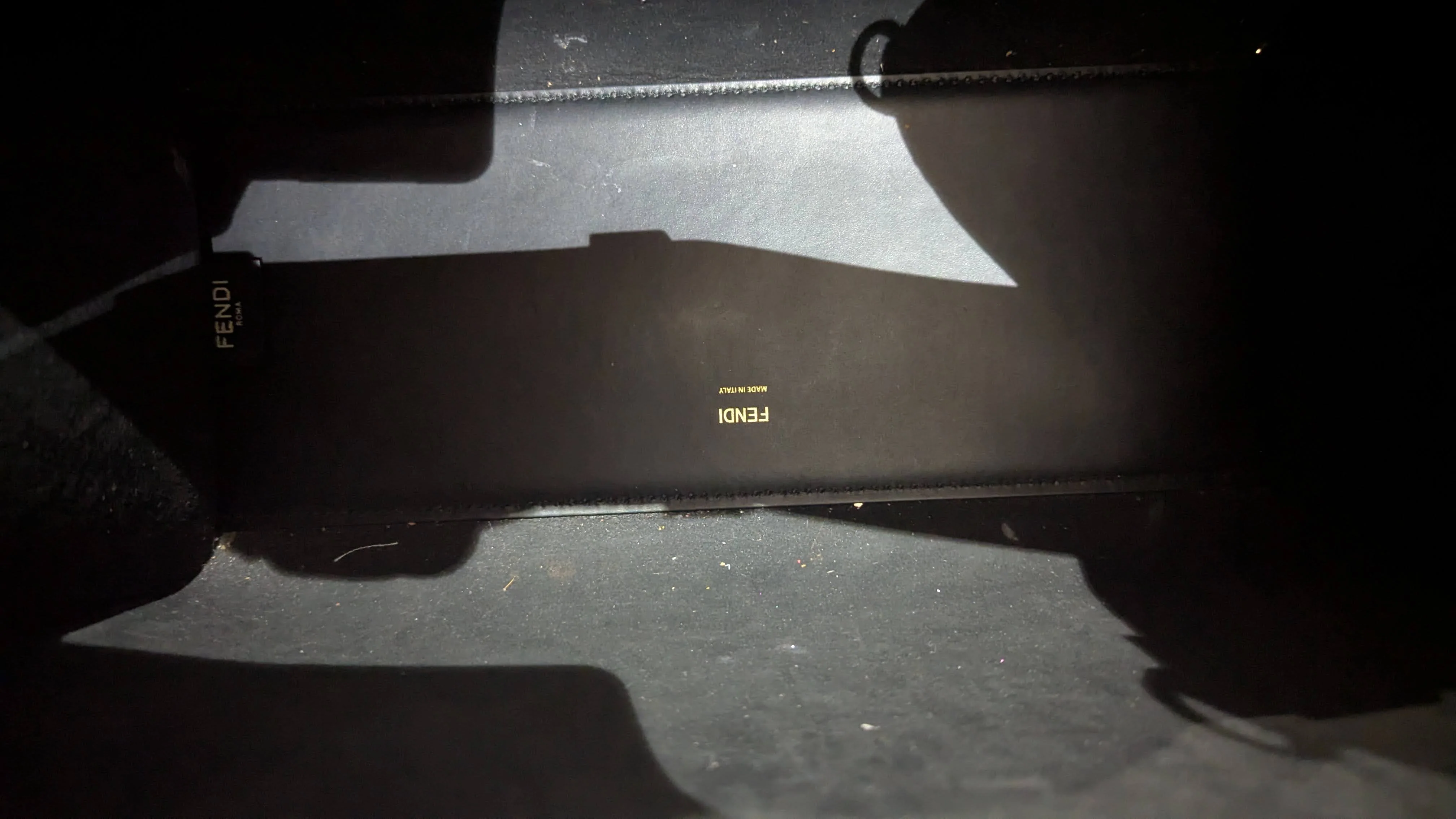 Fendi Sunshine Black leather shopper tote - Image 7
