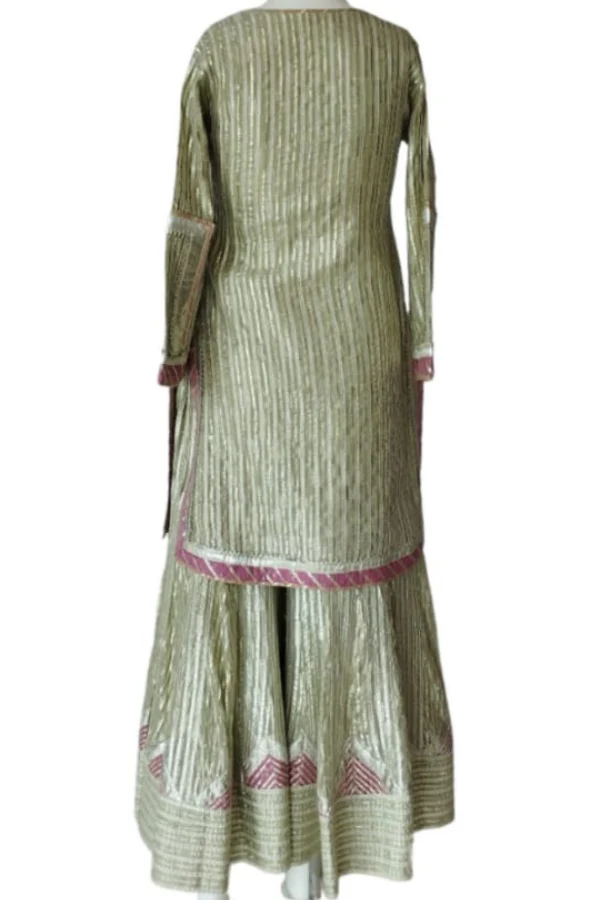 Festive Mint Green Sharara set - Image 3