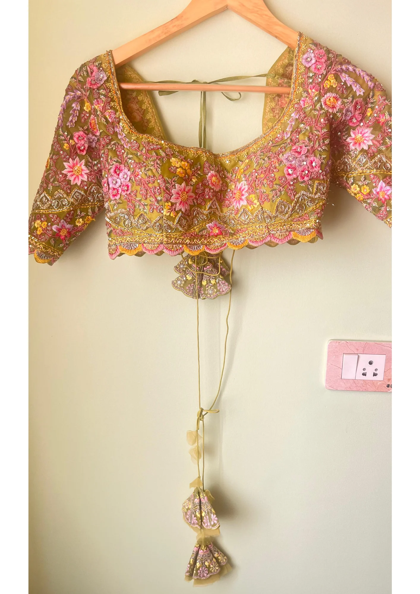 Anushree Reddy Floral Embroidered Lehenga - Image 3