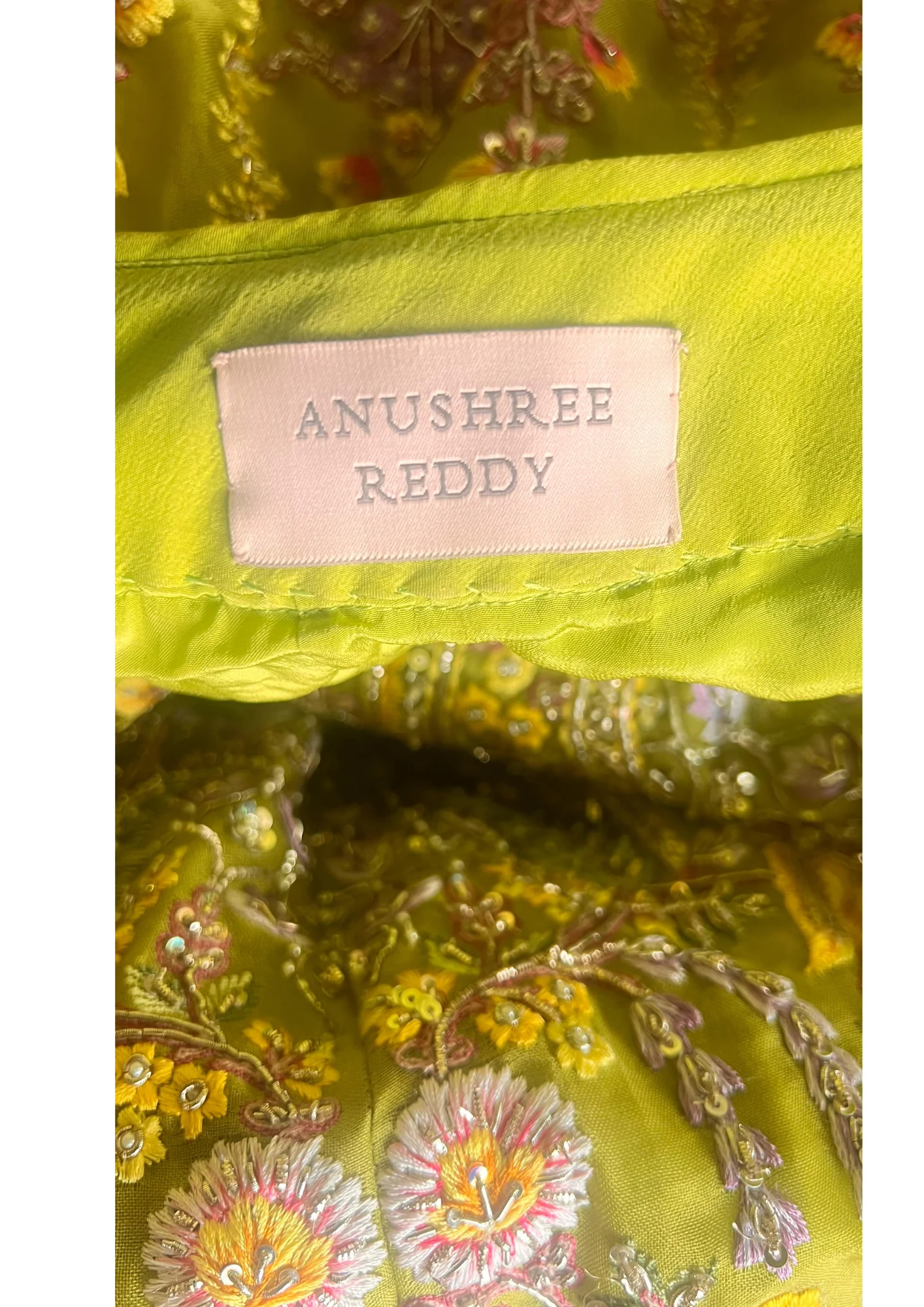 Anushree Reddy Floral Embroidered Lehenga - Image 5