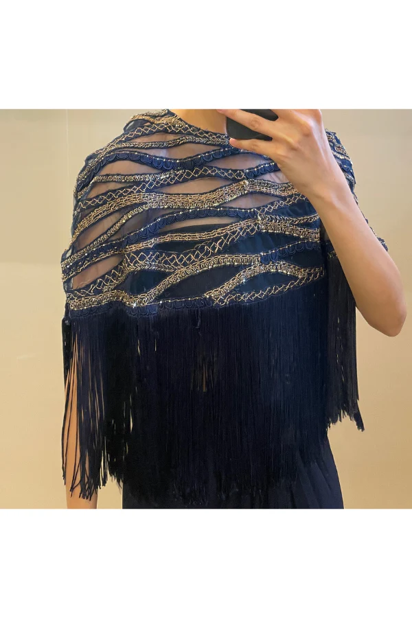 fringe cape and skirt set - Image 3