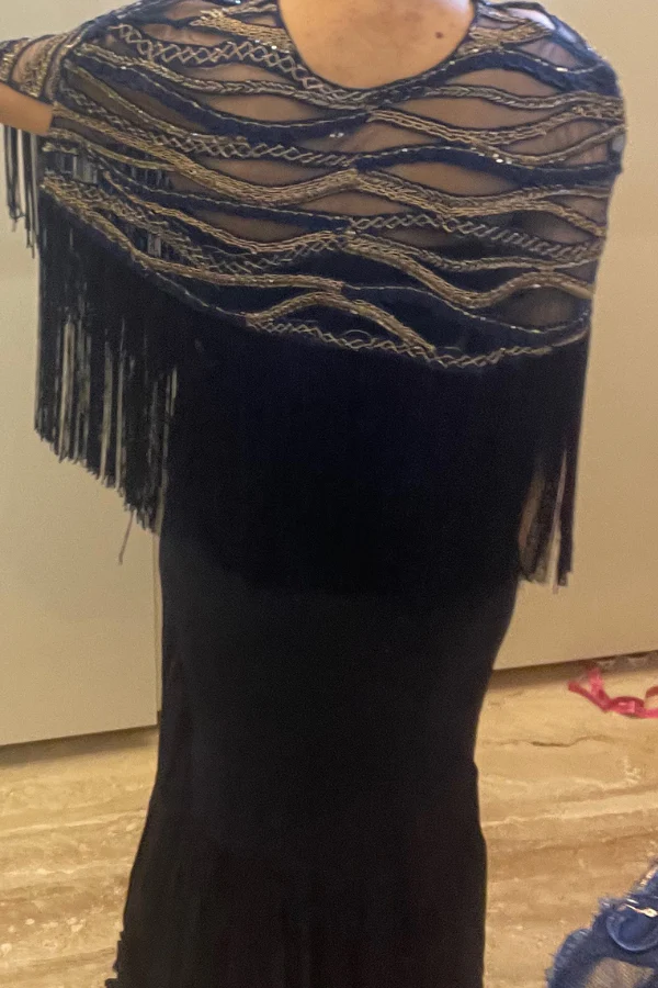 fringe cape and skirt set - Image 4