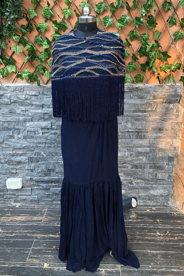 fringe cape and skirt set - Image 5