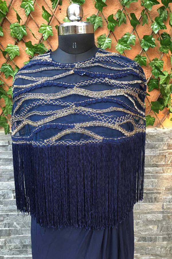 fringe cape and skirt set - Image 6