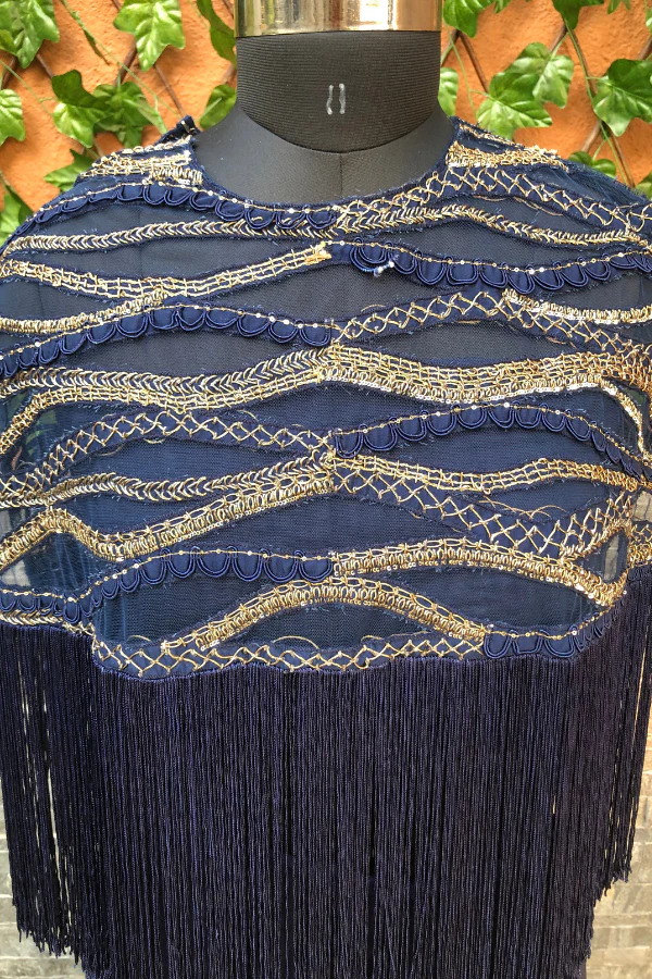 fringe cape and skirt set - Image 7