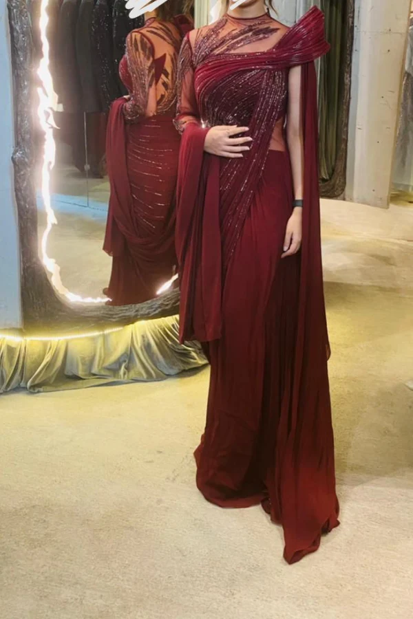 Gaurav Gupra Draped Saree