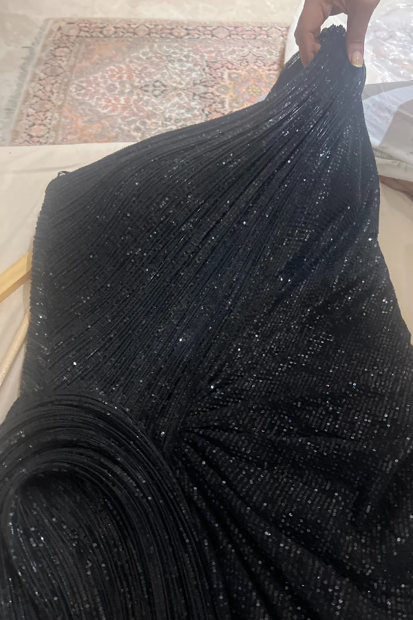 Gaurav Gupta black sequin embellished gown - Image 4