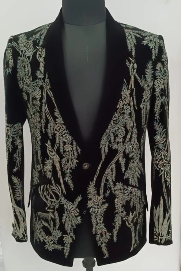 Gaurav Gupta Black Tuxedo Blazer - Image 2
