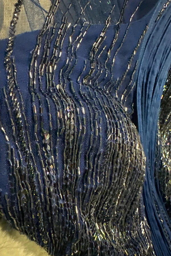 Gaurav gupta blue sculpted gown - Image 4