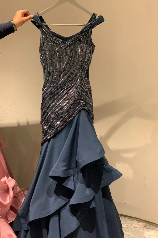 Gaurav Gupta blue sculpted gown - Image 3
