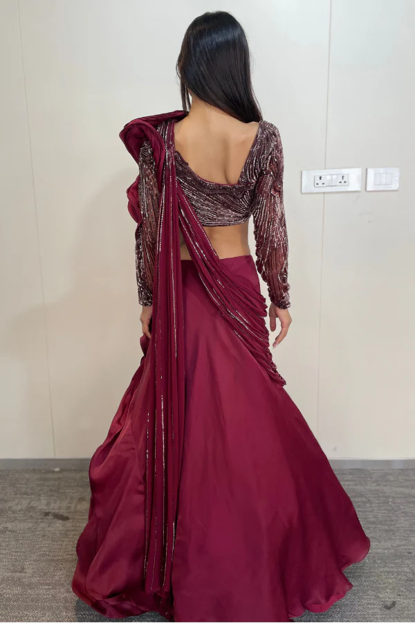 Gaurav Gupta Draped Lehenga set - Image 2