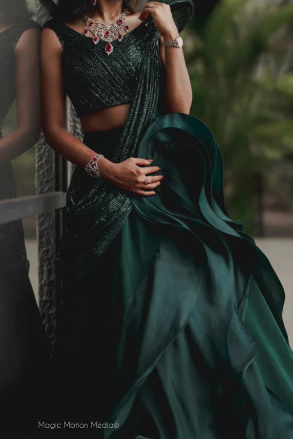 Gaurav Gupta Green sculpted gown - Image 3