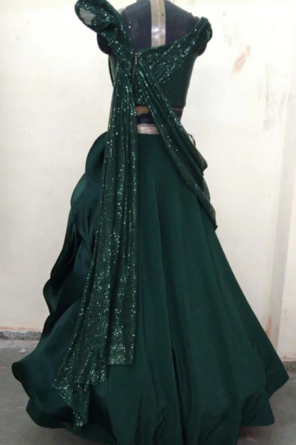 Gaurav Gupta Green sculpted gown - Image 6