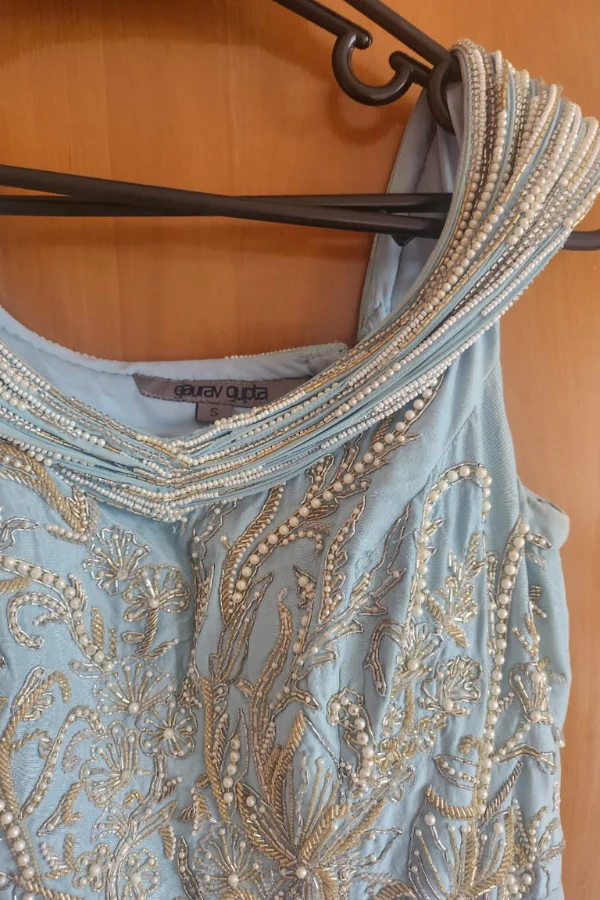Gaurav Gupta Ice blue Cinderella dress - Image 3