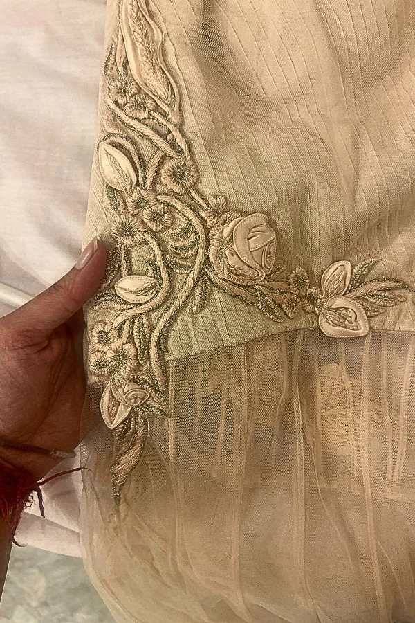 Gaurav gupta ivory embroidered suit - Image 3