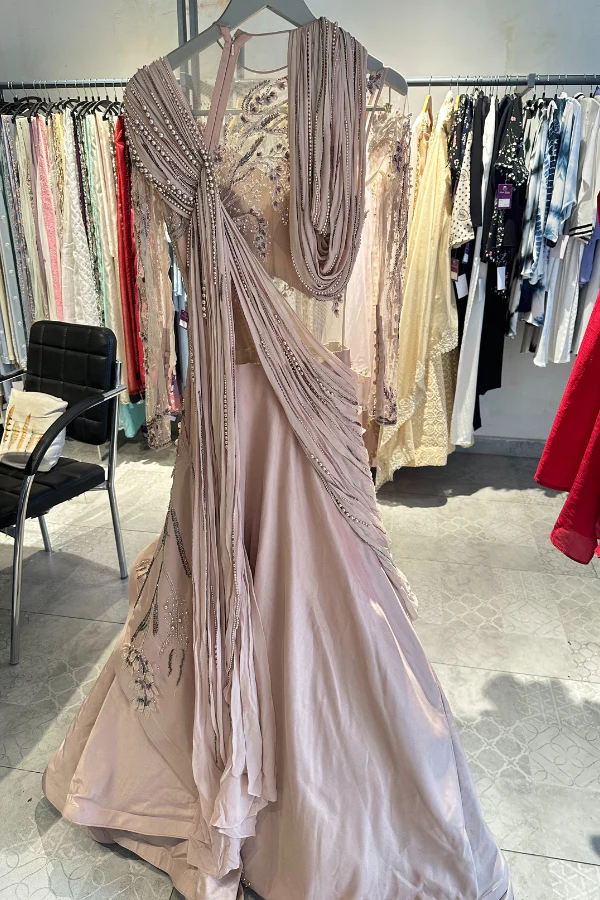 Gaurav Gupta pastel pink sculpted gown - Image 2