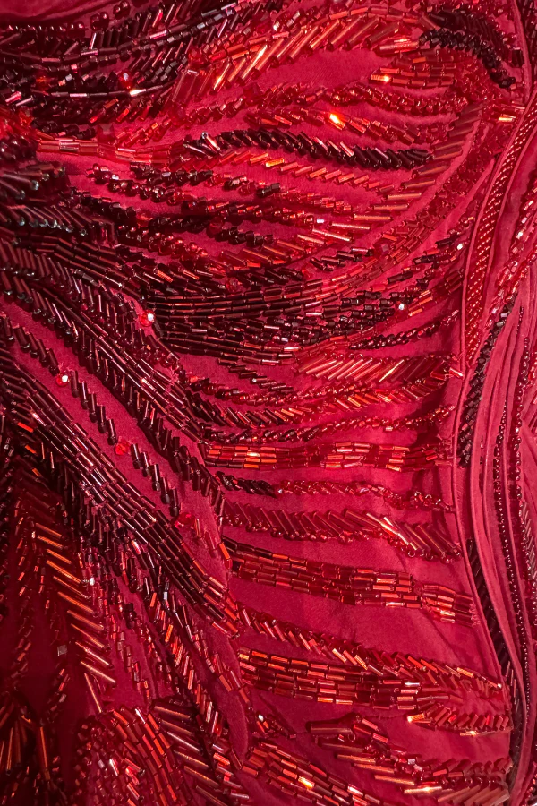 Gaurav Gupta red embellished gown - Image 3