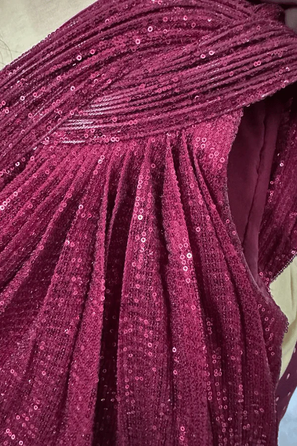 Gaurav Gupta red structured lehenga - Image 6