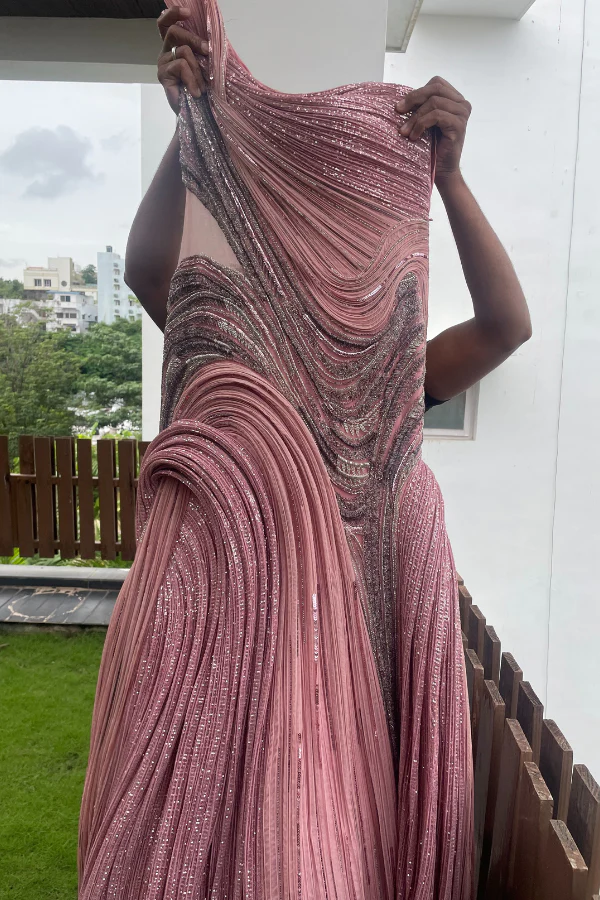 Gaurav Gupta rose sculpted gown - Image 3