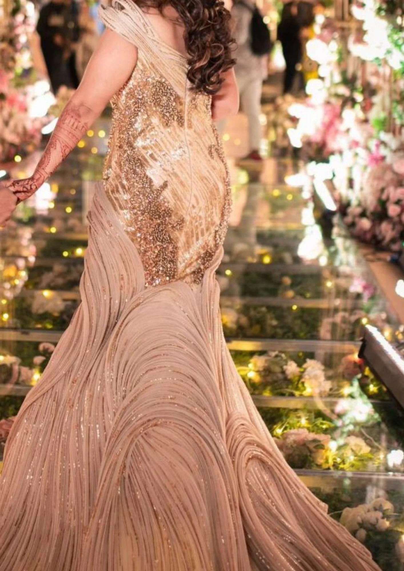 Gaurav Gupta Sculpted gold gown - Image 2