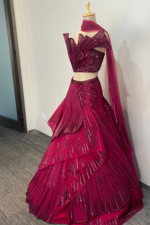 Gaurav Gupta Sculpted Lehenga Set - Image 2