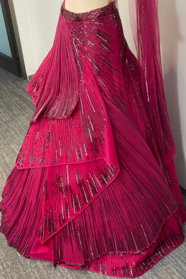 Gaurav Gupta Sculpted Lehenga Set - Image 6