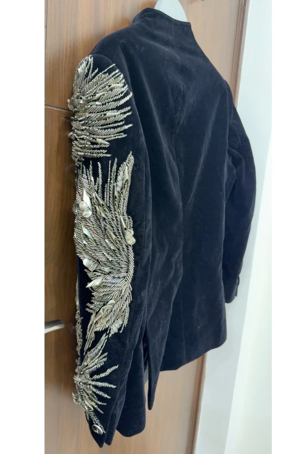 Gaurav Gupta Velvet Bandhgala - Image 4