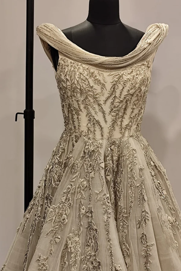 Gaurav Gupta White Embroidered Gown - Image 2