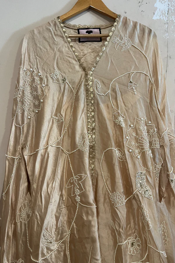 Gazal Gupta Beige Kurta & sharara set - Image 4