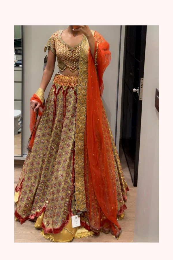 Gazal Gupta Embroidered Bridal Lehenga Set - Image 2