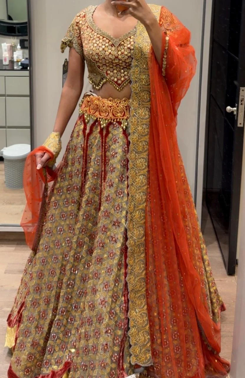 Gazal Gupta Embroidered Bridal Lehenga Set - Image 8