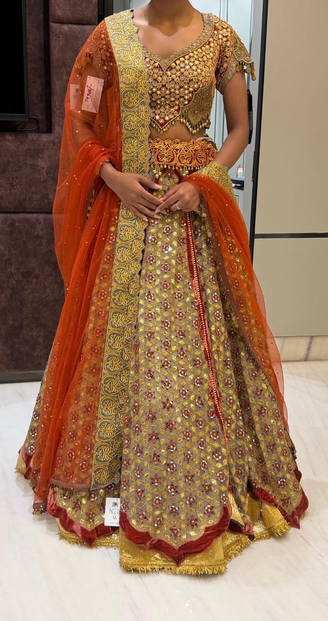 Gazal Gupta Embroidered Bridal Lehenga Set - Image 9