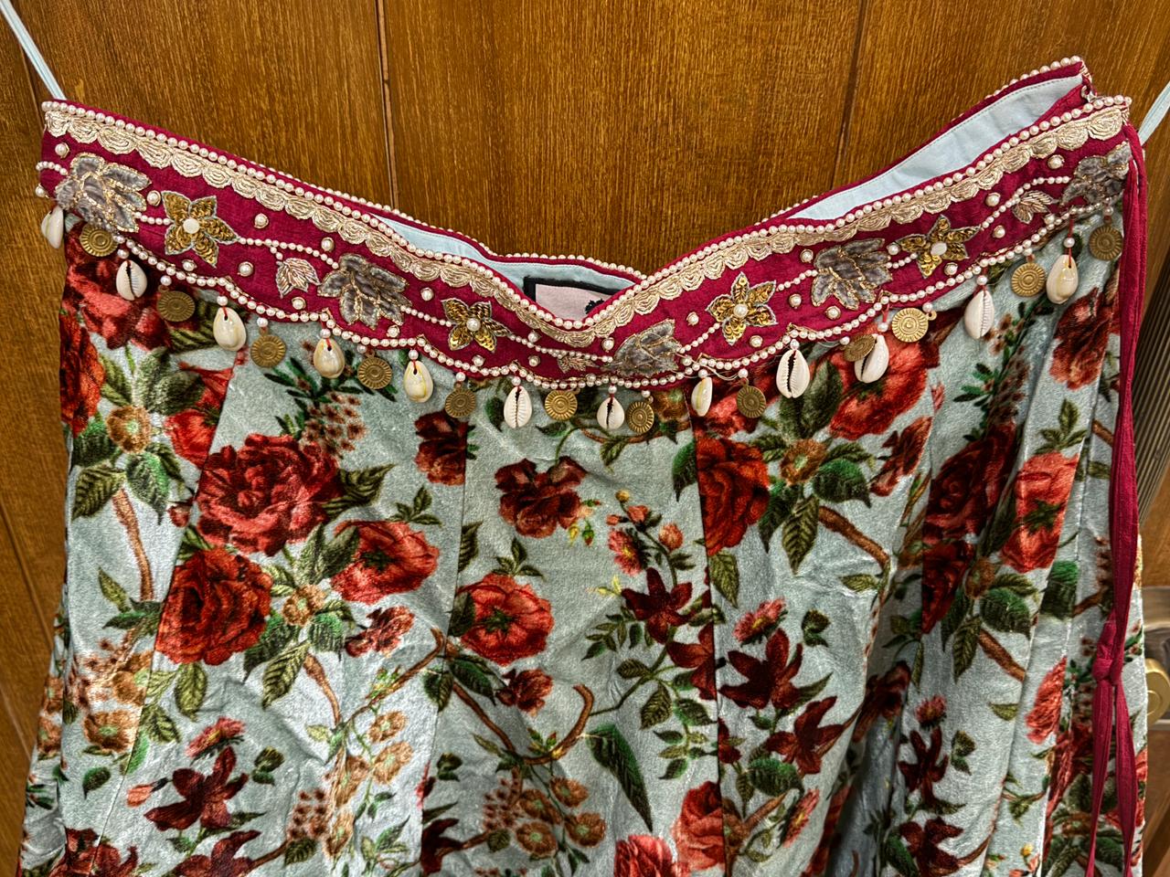 Gazal Gupta Floral Print Lehenga Set - Image 4