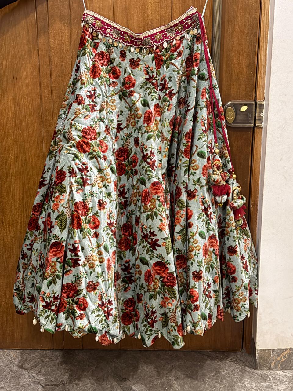 Gazal Gupta Floral Print Lehenga Set - Image 5