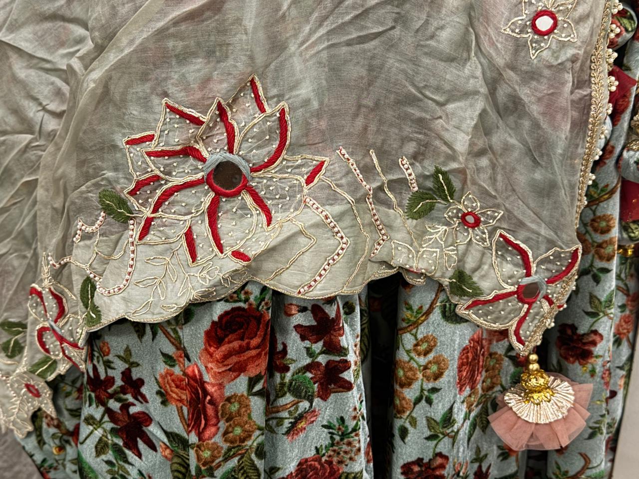 Gazal Gupta Floral Print Lehenga Set - Image 6