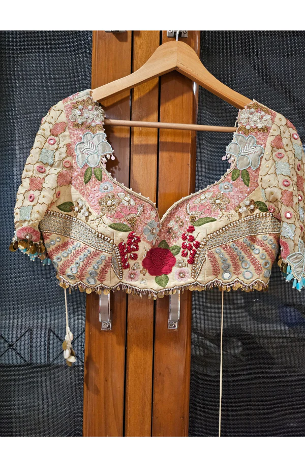 Gazal Gupta ivory banarasi lehenga - Image 5