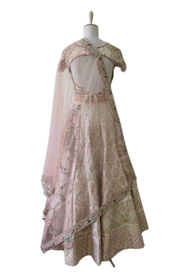 Gazal Gupta ivory embroidered lehenga - Image 2