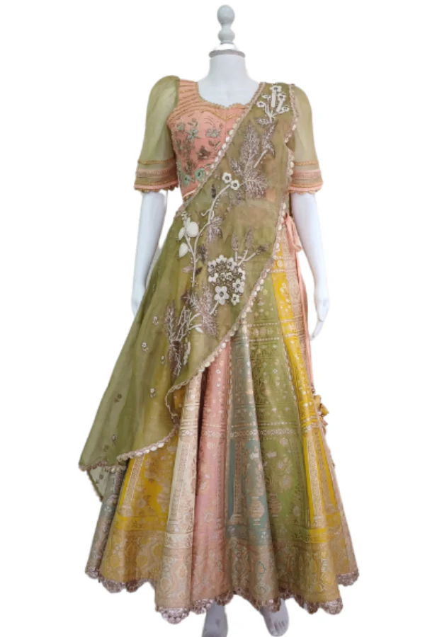 Gazal Gupta multicolor lehenga - Image 2