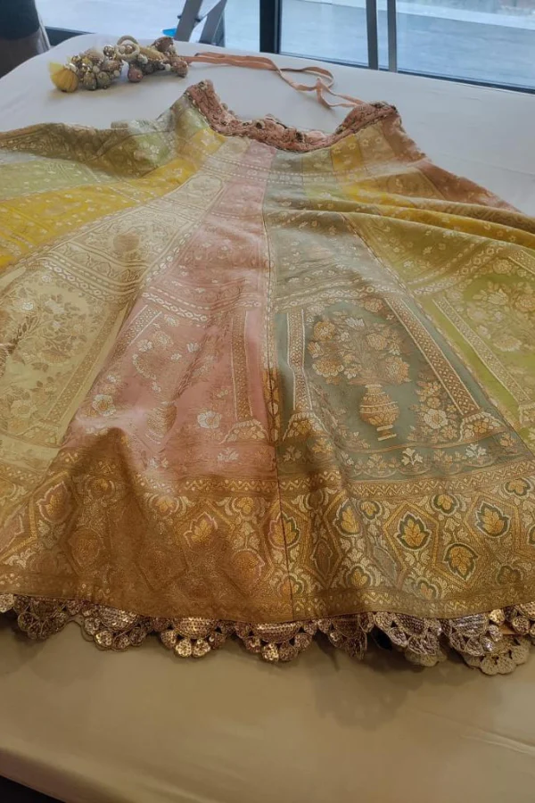 Gazal Gupta multicolor lehenga - Image 7