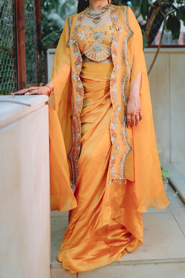 Gazal Gupta Yellow set - Image 3