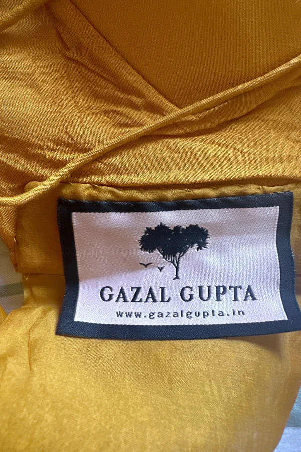 Gazal Gupta Yellow set - Image 5