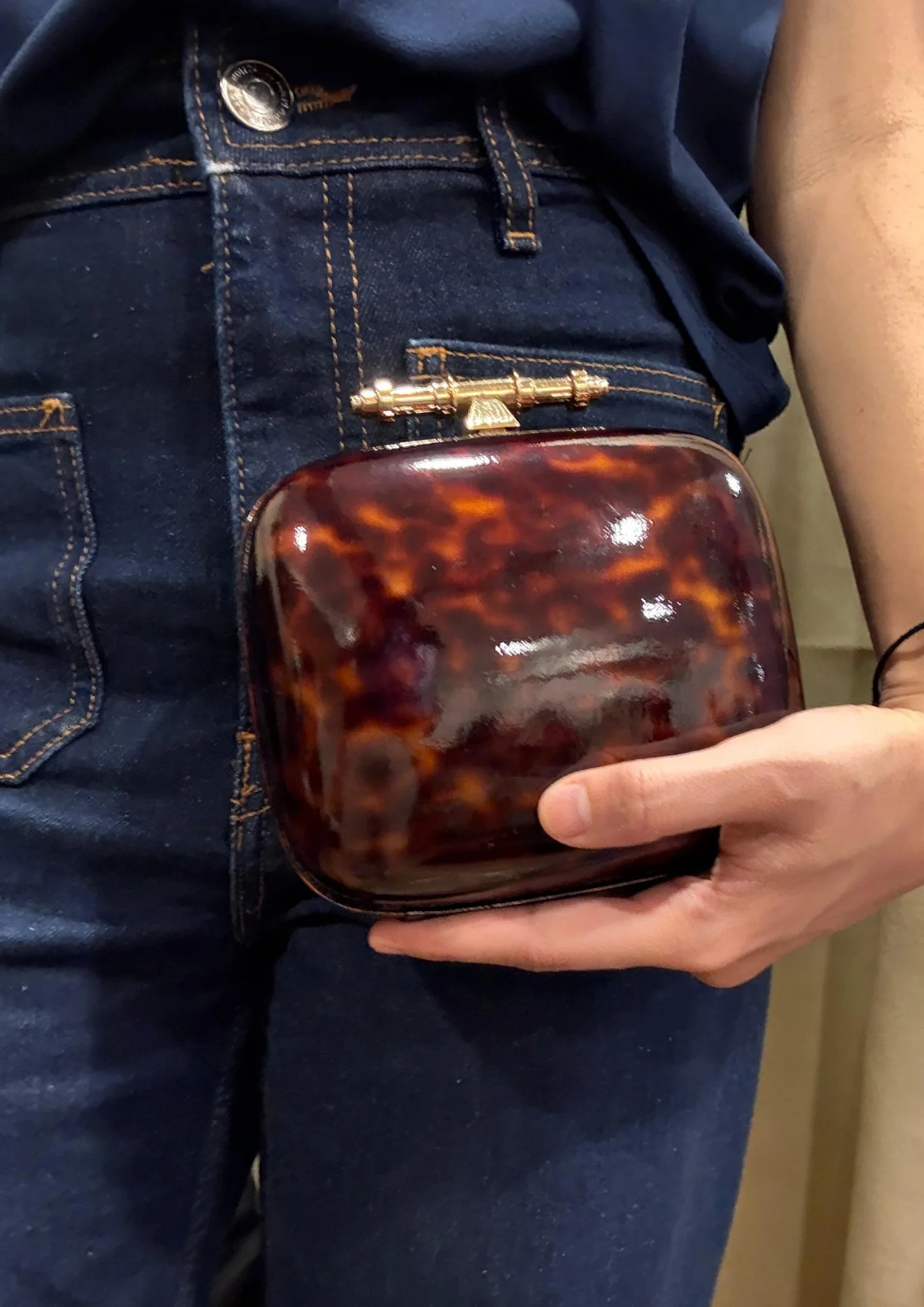 Givenchy Tortoiseshell Box Clutch