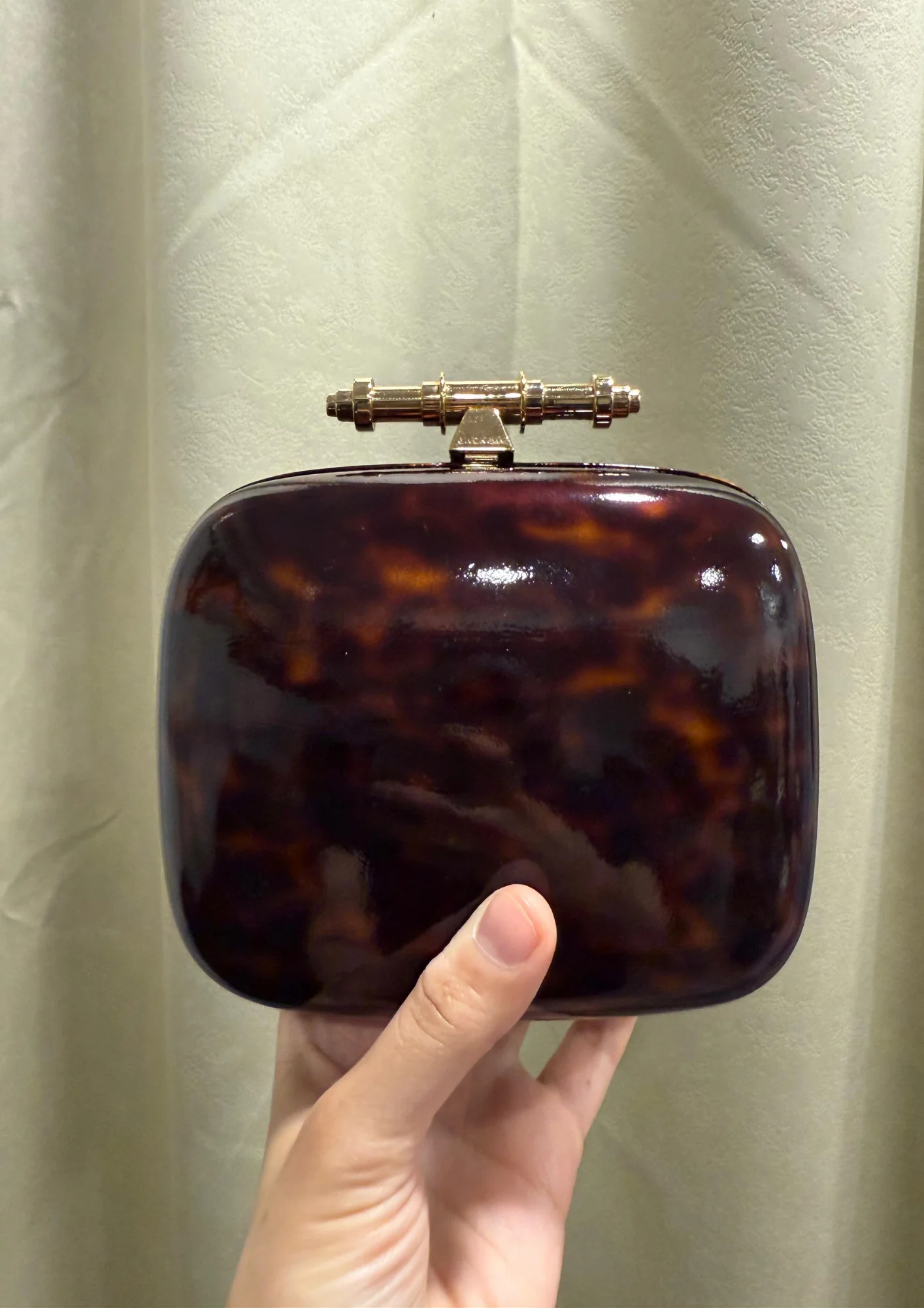 Givenchy Tortoiseshell Box Clutch - Image 2
