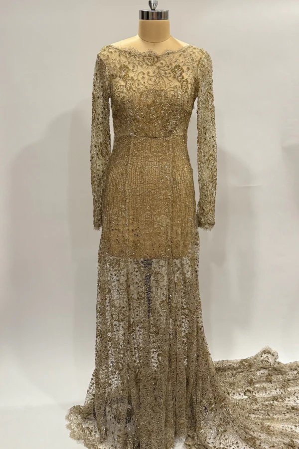 Upasana's Gold Embellished Gown